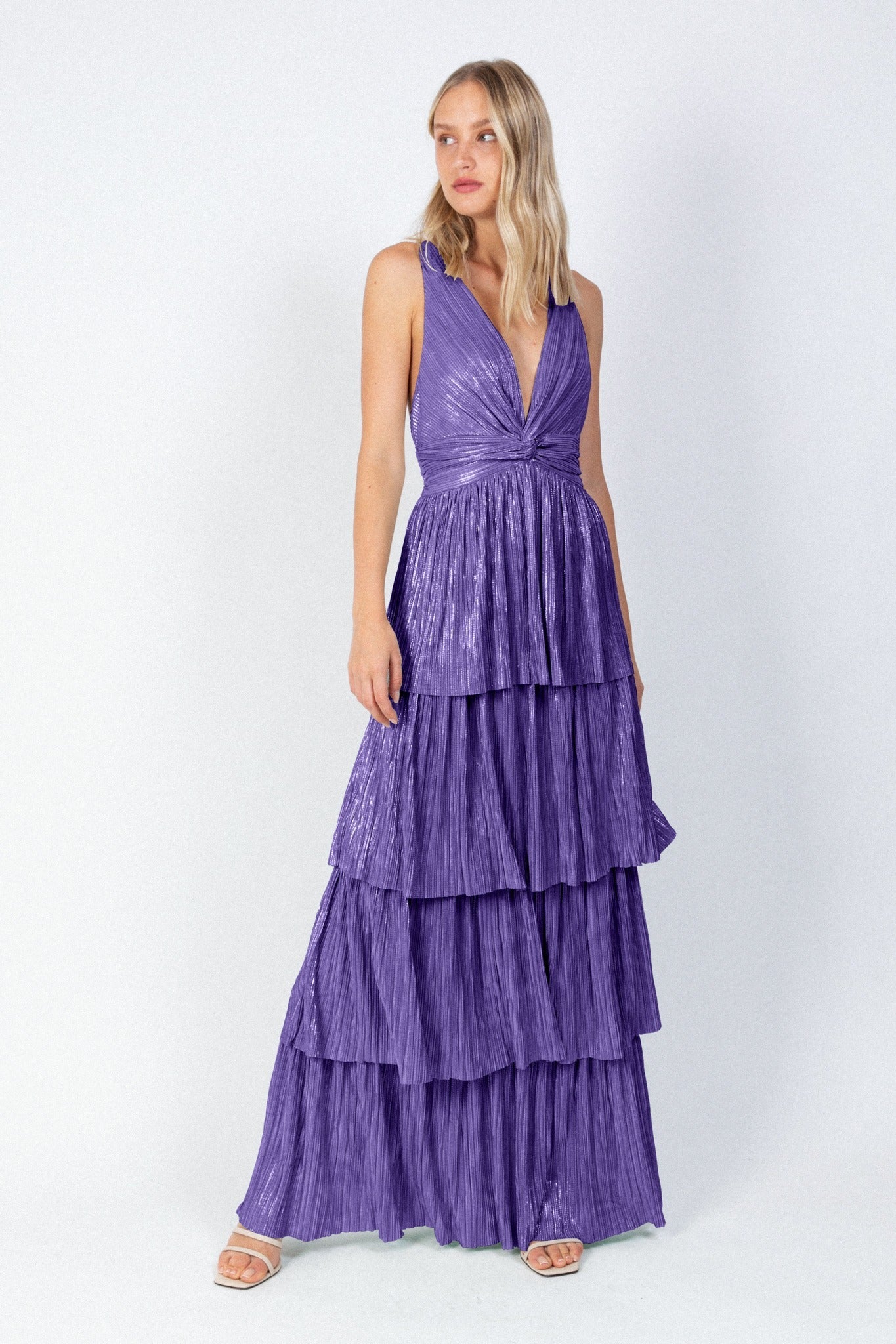 SABINA MUSAYEV - pleated_knit_w_foil_dark_lavender_23