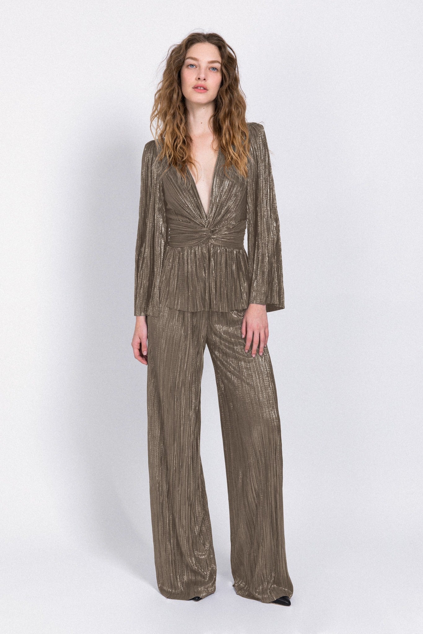 SABINA MUSAYEV - pleated_knit_w_foil_mocha_23