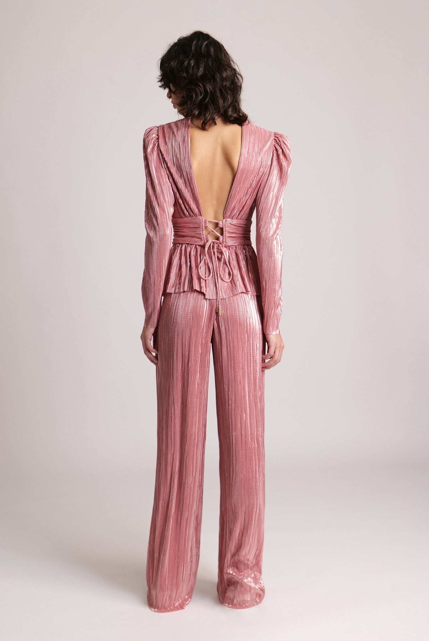 SABINA MUSAYEV - pleated_knit_w_foil_antique_rose_23_24