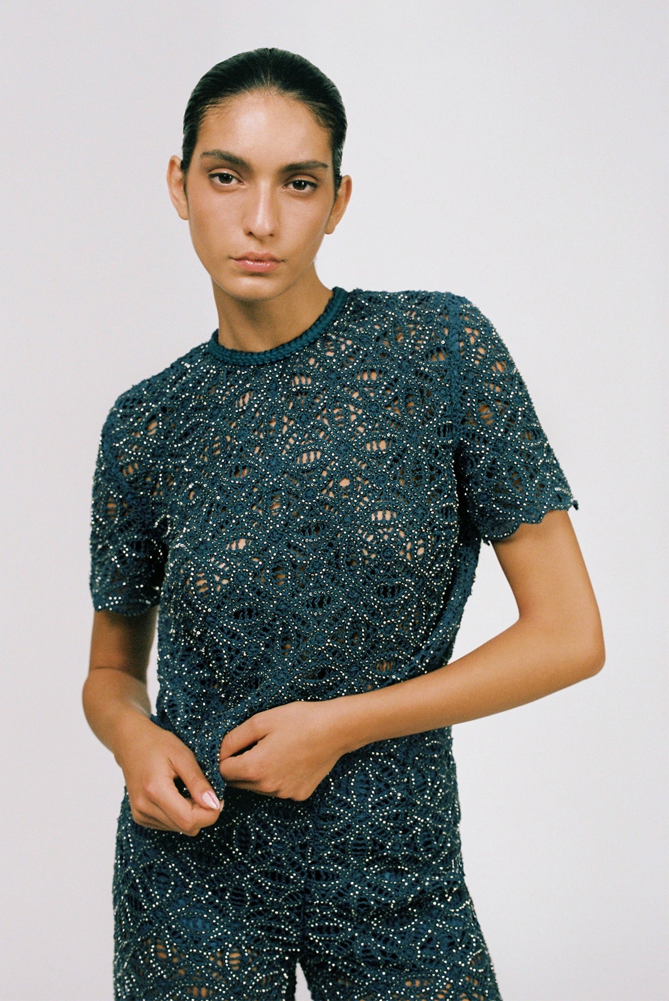 SABINA MUSAYEV - beaded_crochet_navy_pre_fall_25_26