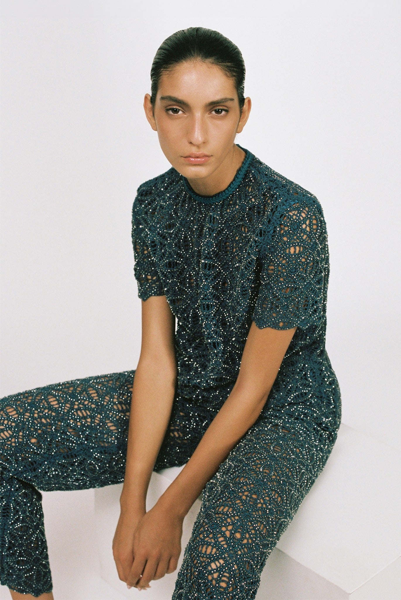 SABINA MUSAYEV - beaded_crochet_navy_pre_fall_25_26