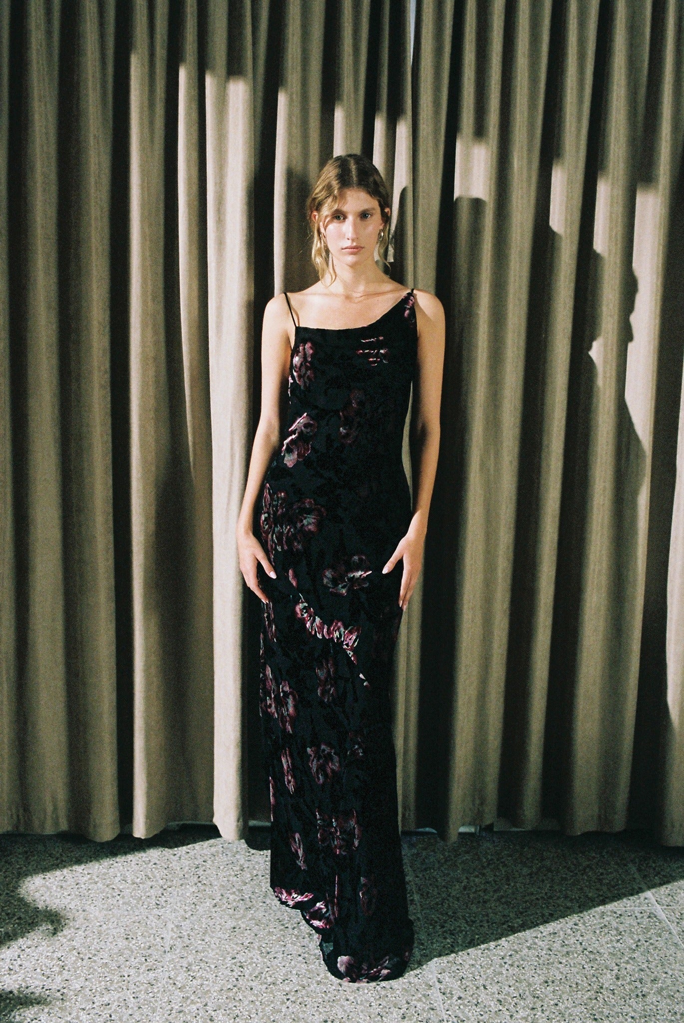 SABINA MUSAYEV - floral_devore_black_fw_25_26