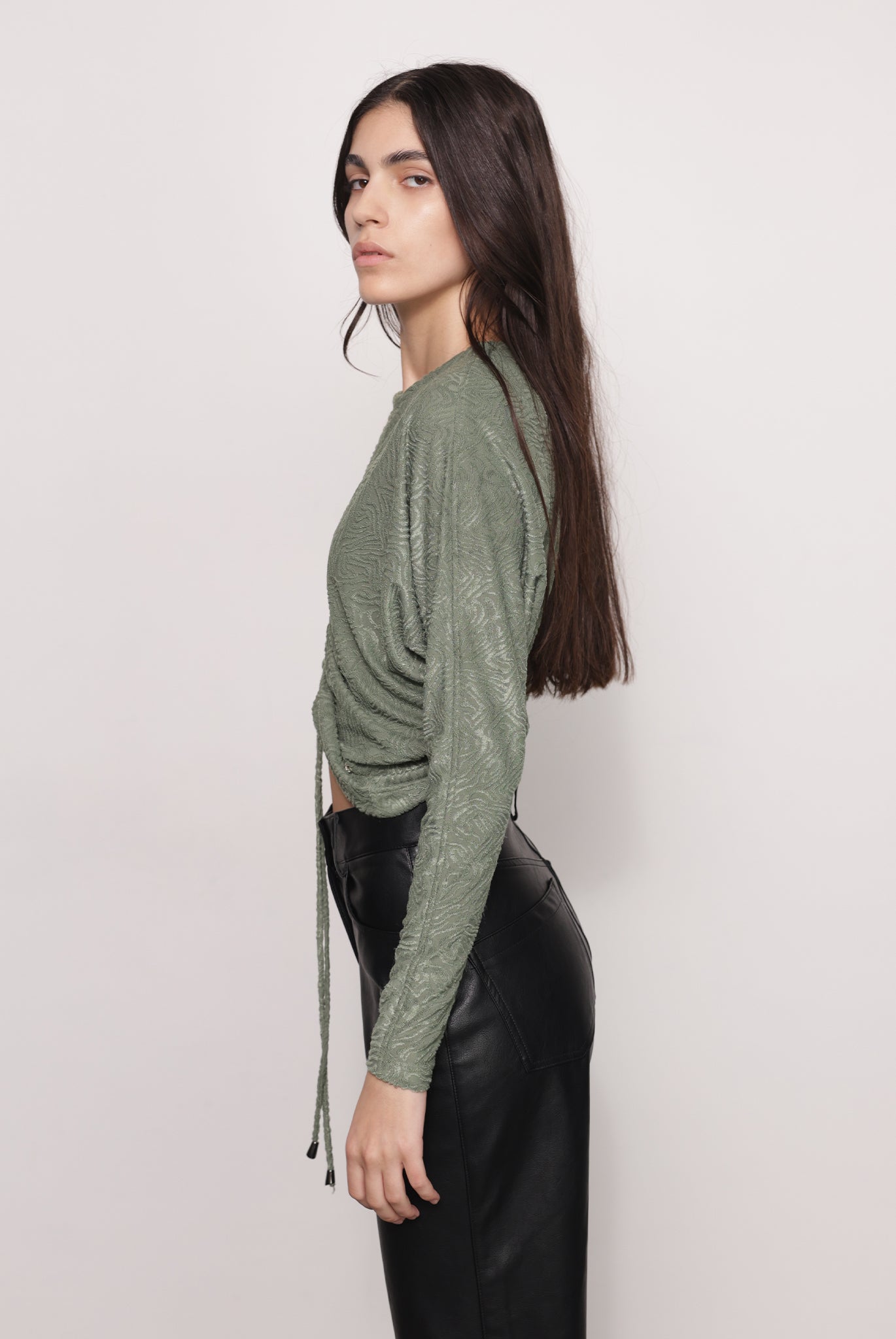 SABINA MUSAYEV - textured_knit_matcha_fw_25_26