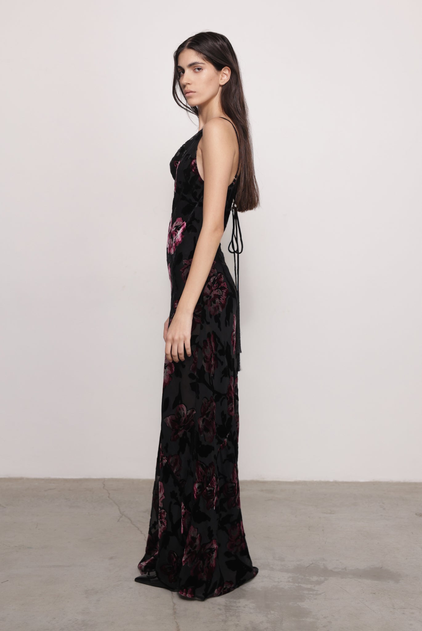 SABINA MUSAYEV - floral_devore_black_fw_25_26