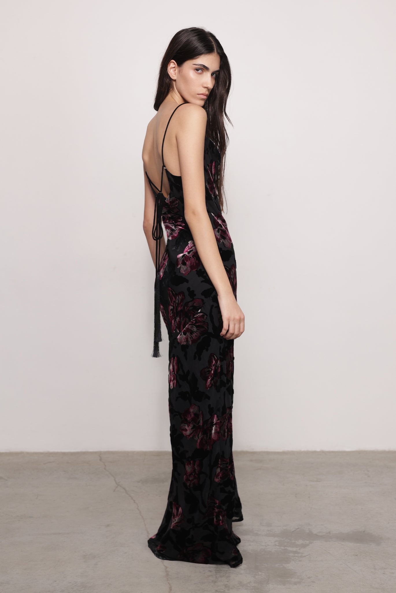 SABINA MUSAYEV - floral_devore_black_fw_25_26