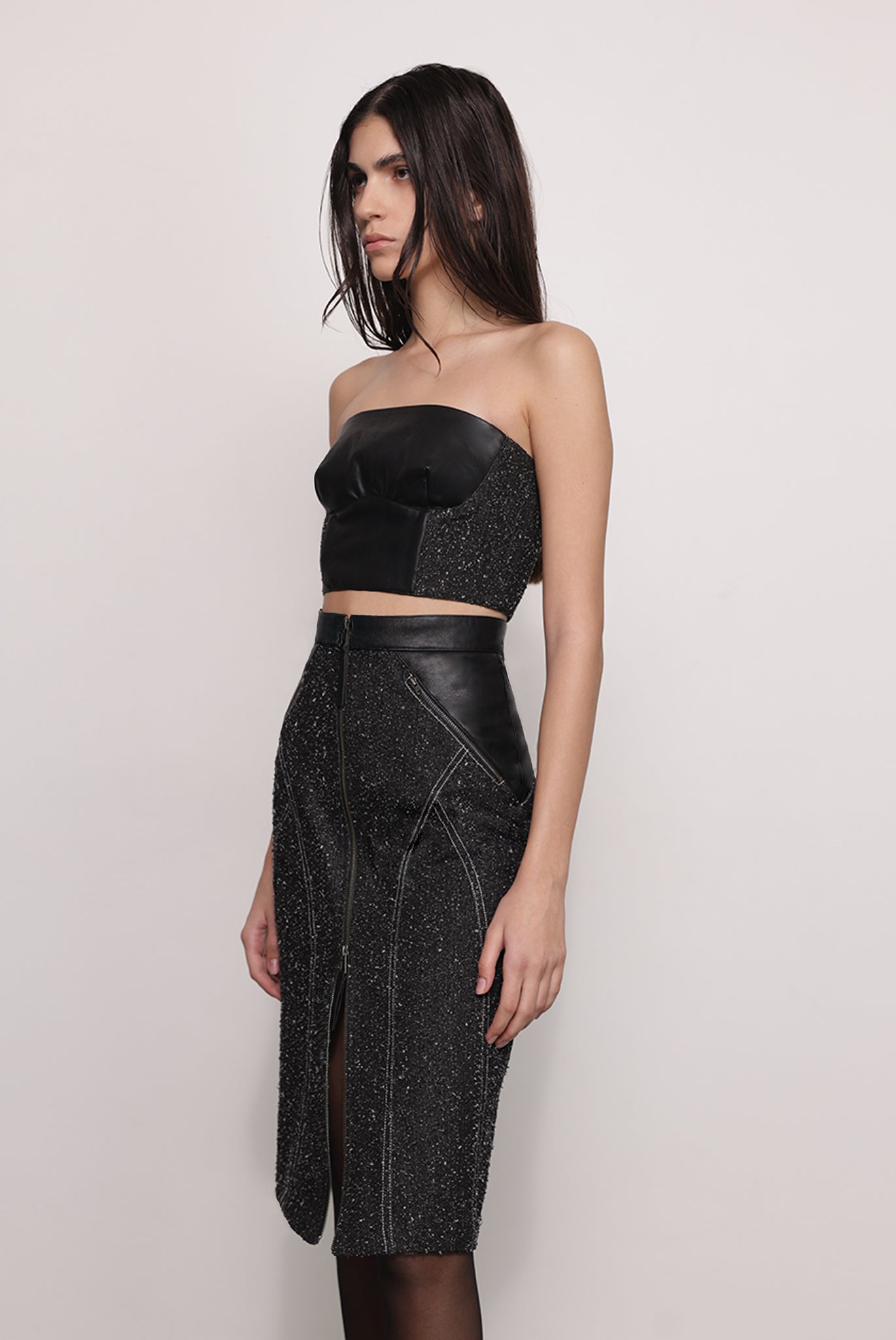 SABINA MUSAYEV - boucle_denim_black_fw_25_26