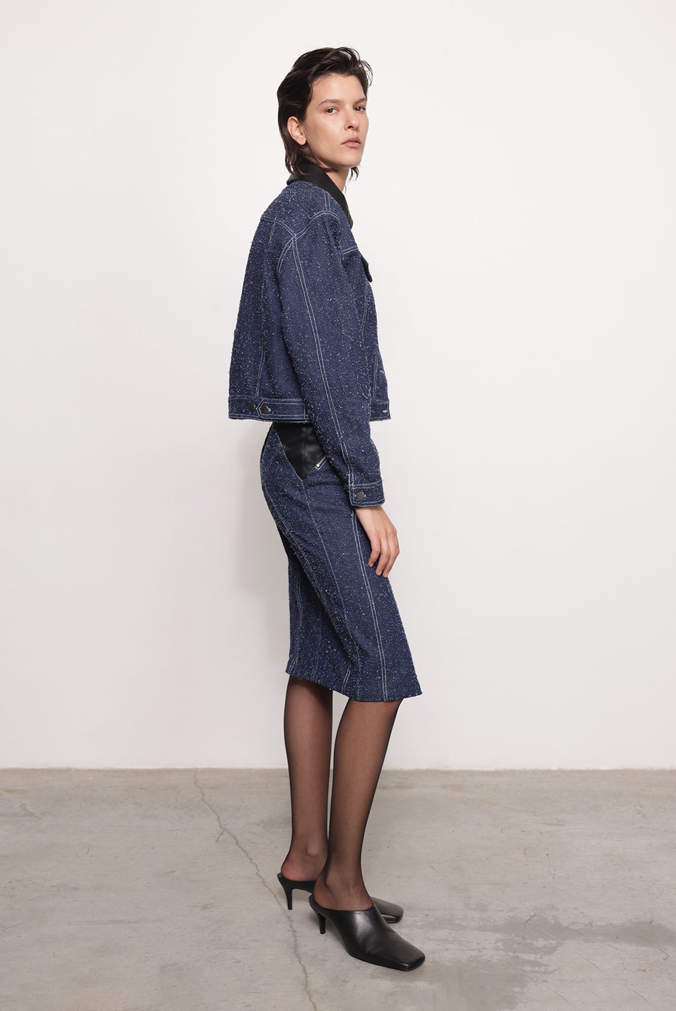 SABINA MUSAYEV - boucle_denim_dark_blue_fw_25_26