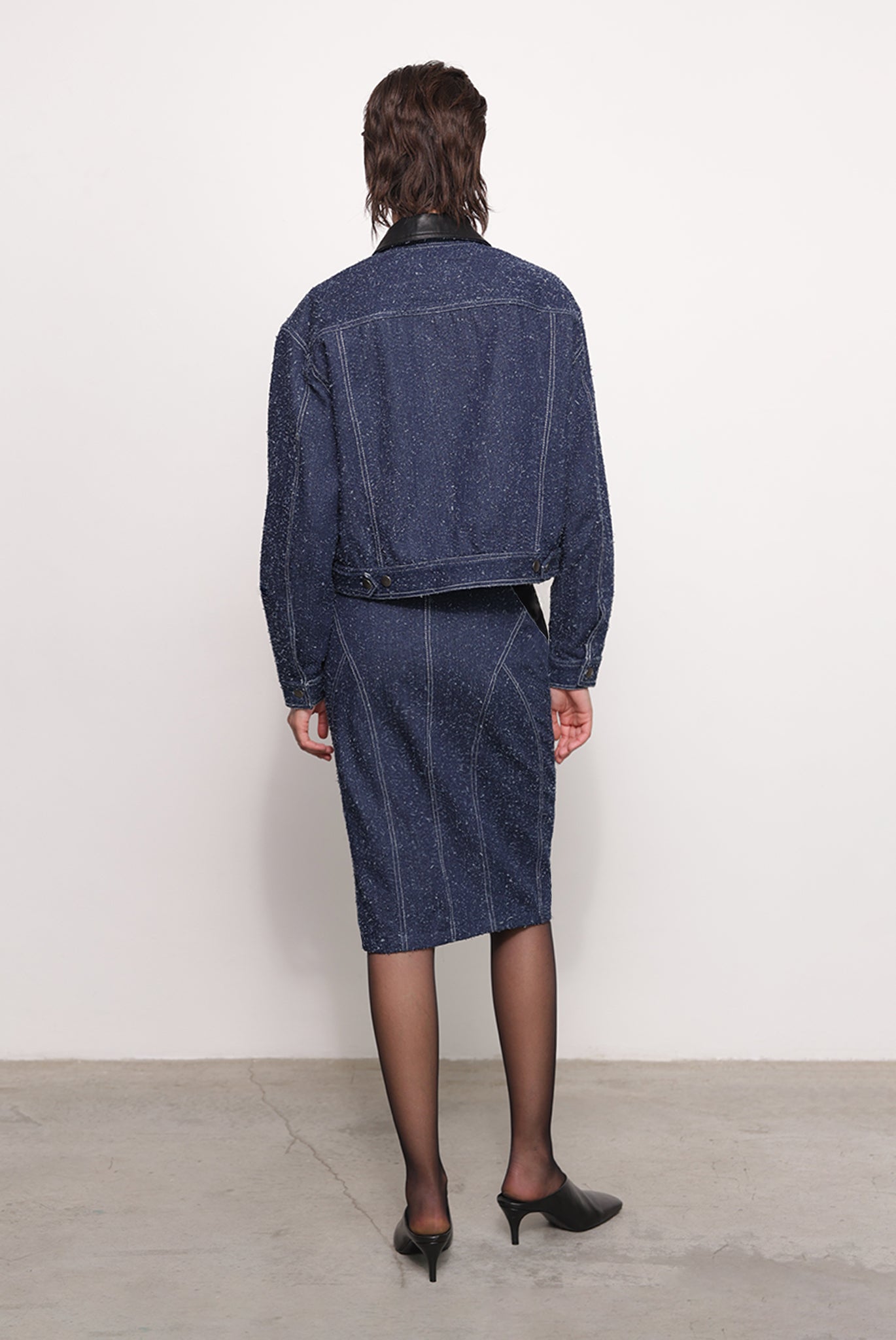 SABINA MUSAYEV - boucle_denim_dark_blue_fw_25_26