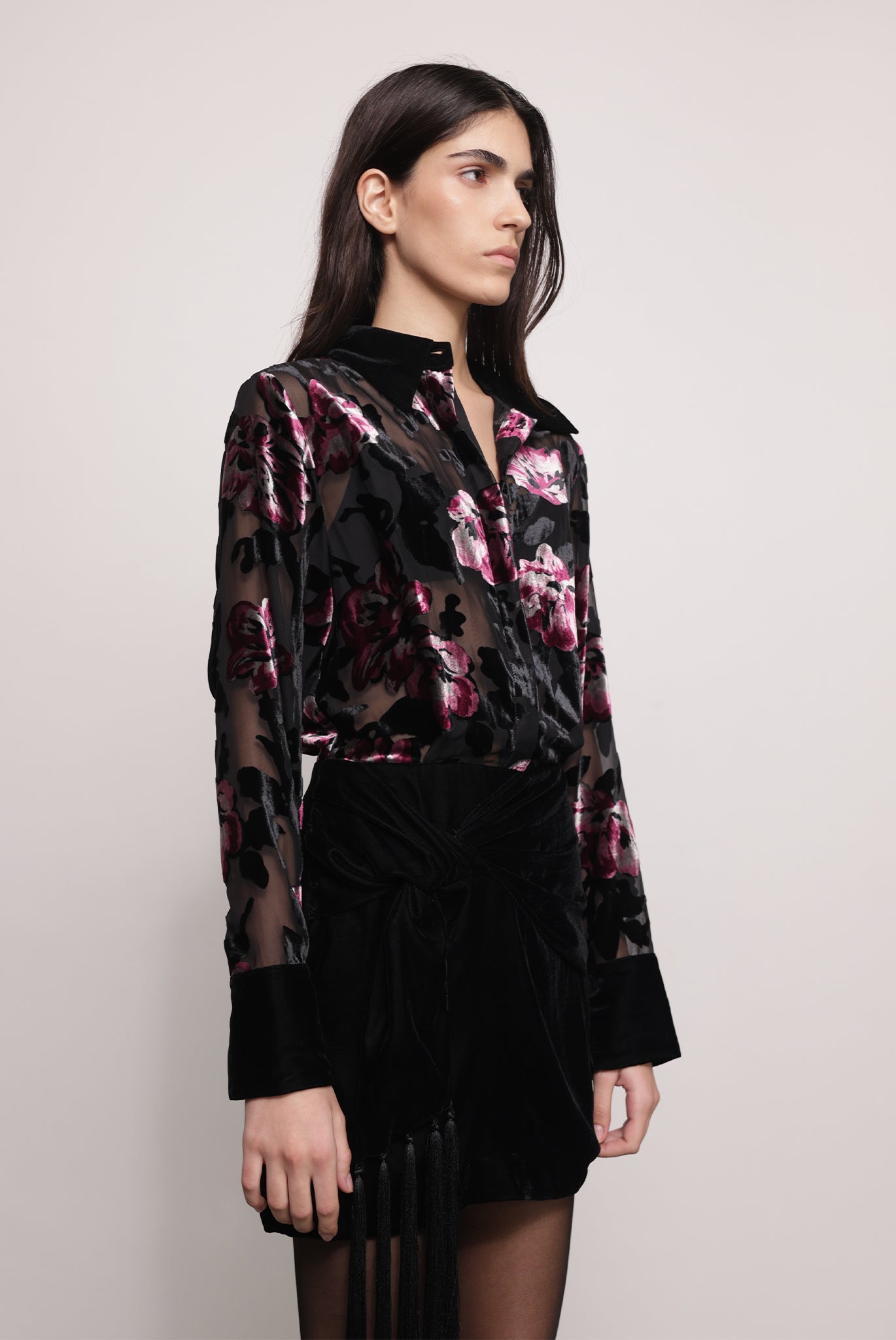 SABINA MUSAYEV - floral_devore_black_fw_25_26