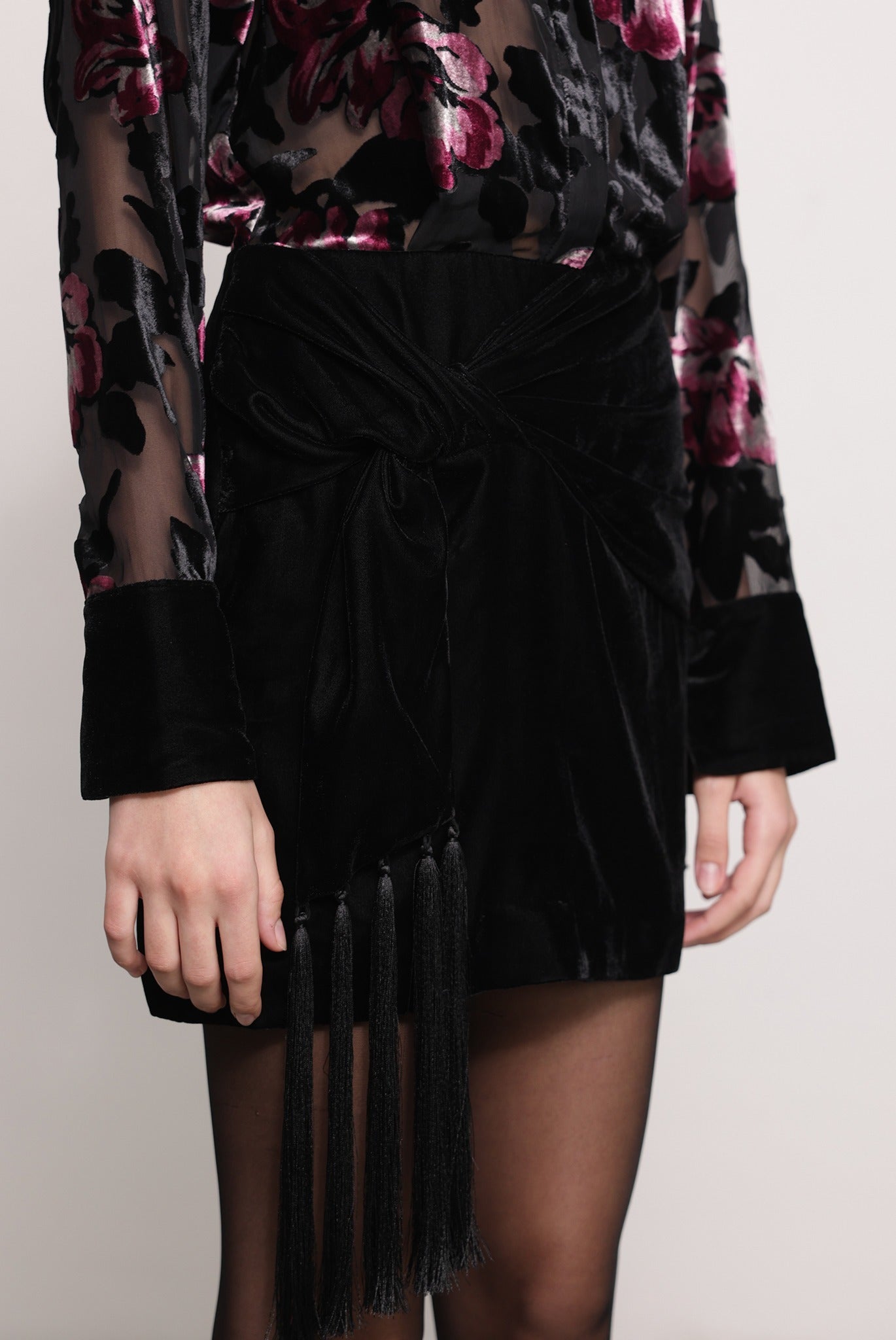 SABINA MUSAYEV - floral_devore_black_fw_25_26