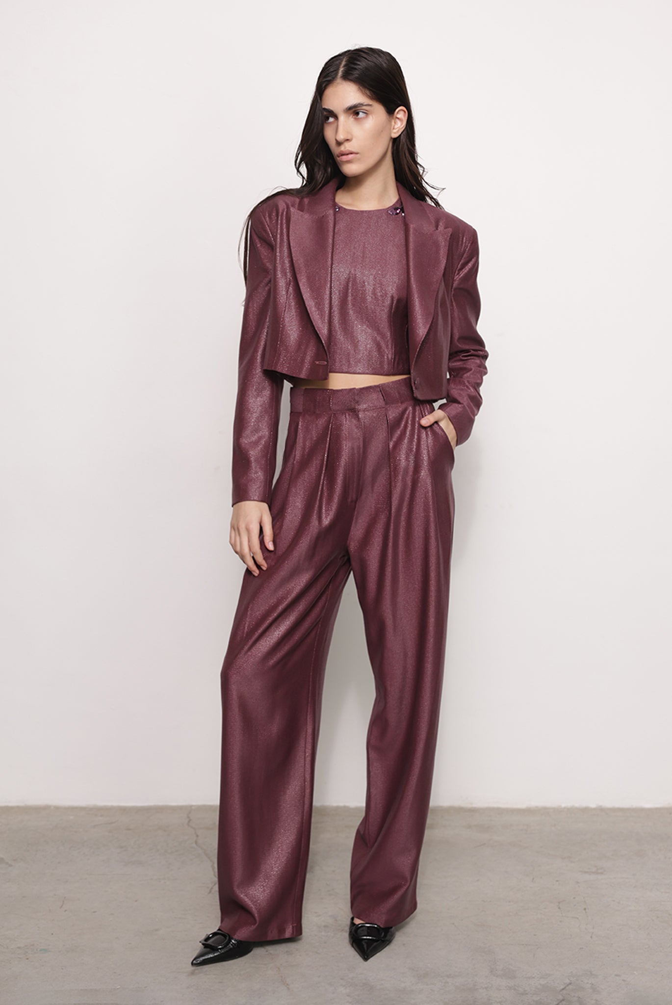 SABINA MUSAYEV - rayon_w._lurex_blend_cherry_fw_25_26