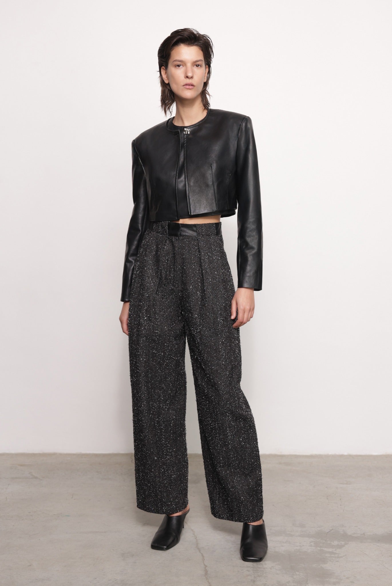 SABINA MUSAYEV - boucle_denim_black_fw_25_26