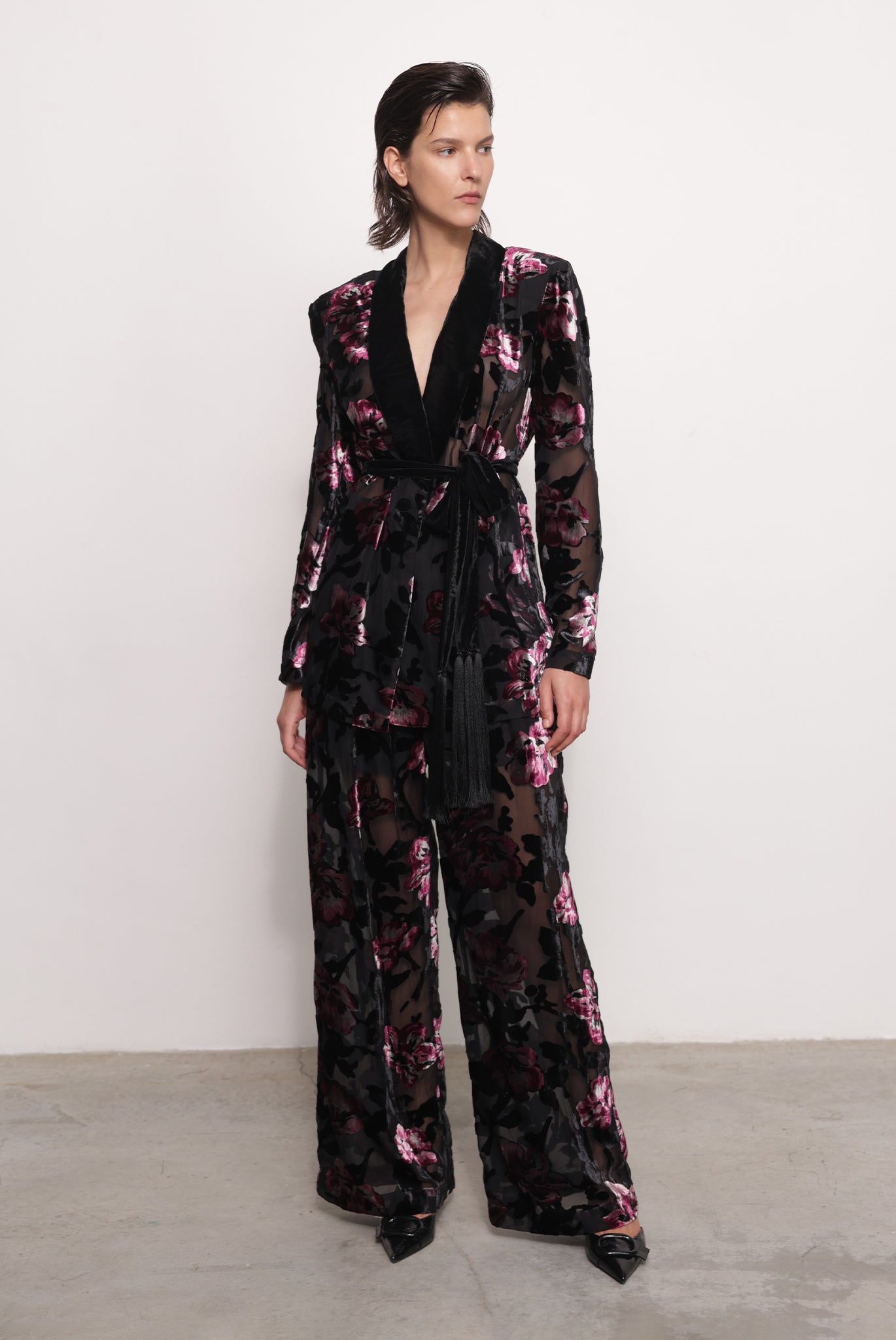 SABINA MUSAYEV - floral_devore_black_fw_25_26
