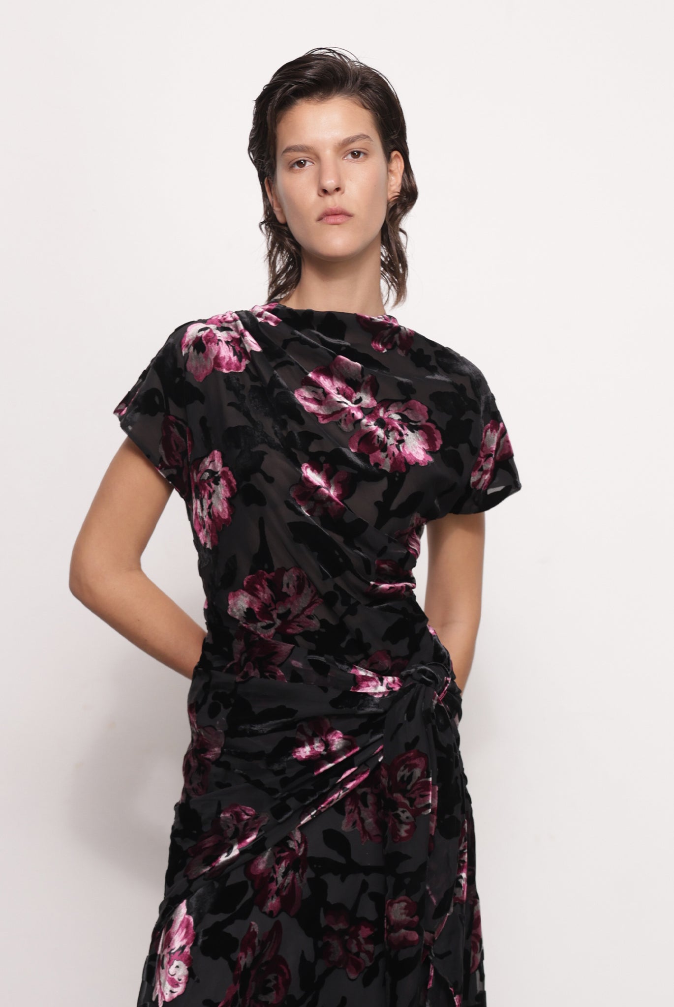 SABINA MUSAYEV - floral_devore_black_fw_25_26