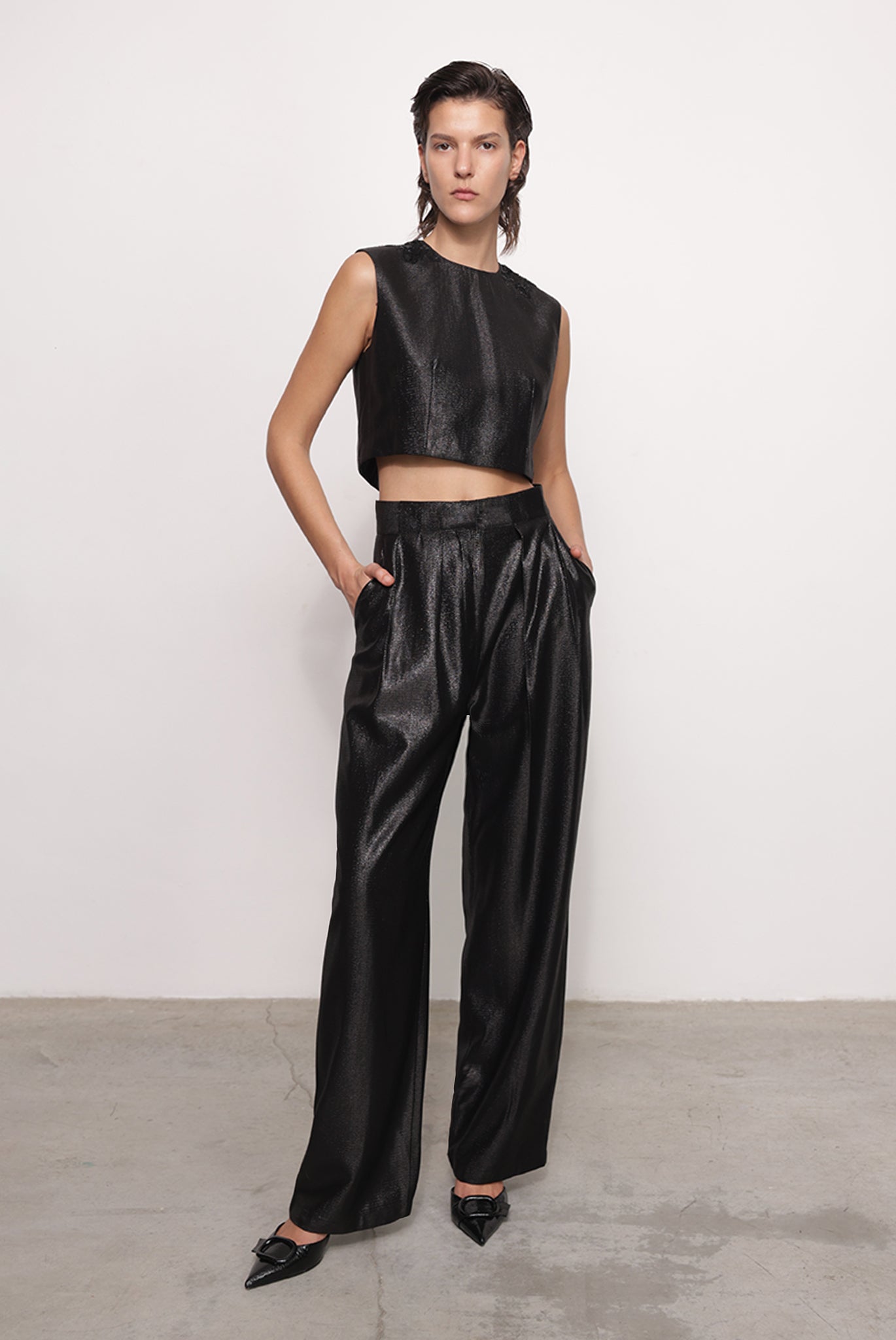 SABINA MUSAYEV - rayon_w._lurex_blend_black_fw_25_26