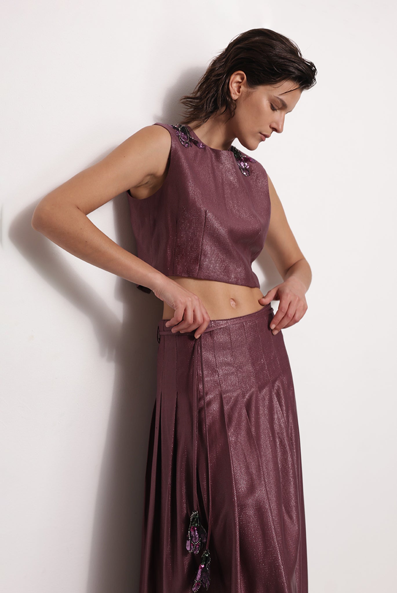 SABINA MUSAYEV - rayon_w._lurex_blend_cherry_fw_25_26