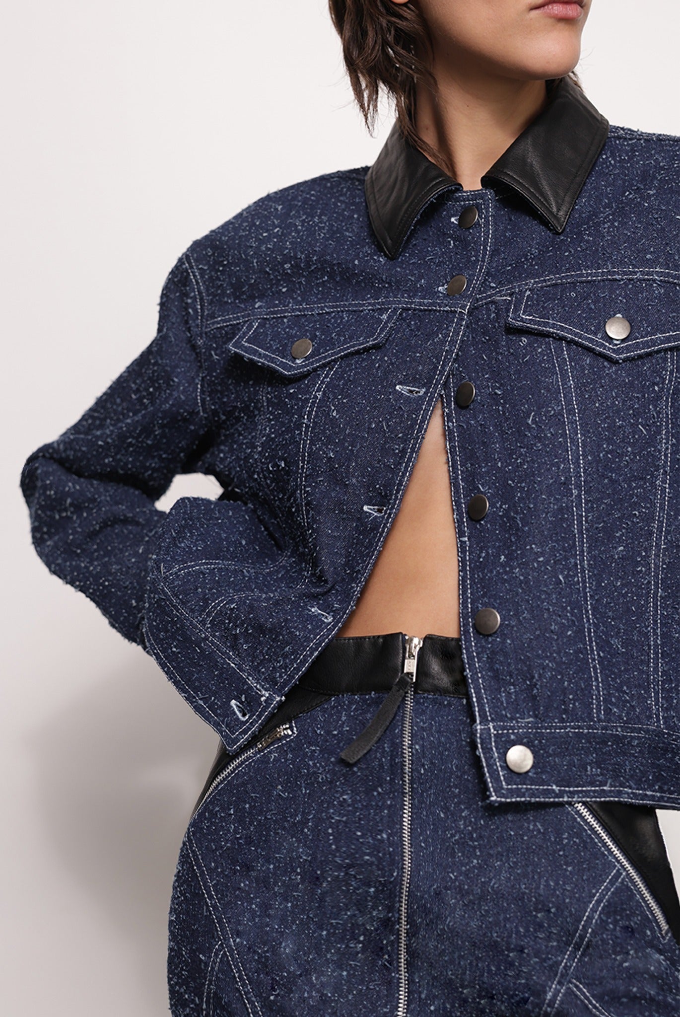 SABINA MUSAYEV - boucle_denim_dark_blue_fw_25_26