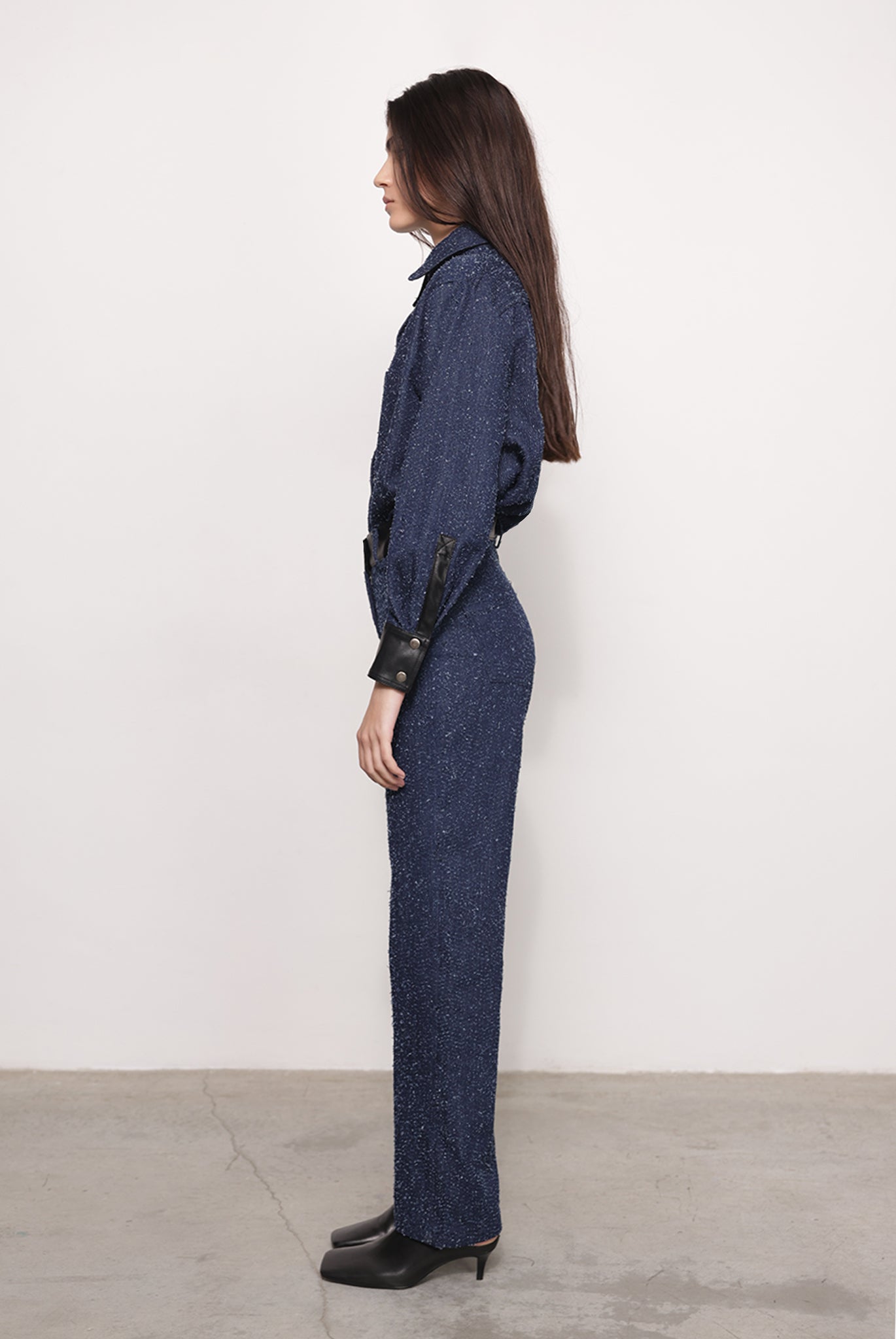 SABINA MUSAYEV - boucle_denim_dark_blue_fw_25_26