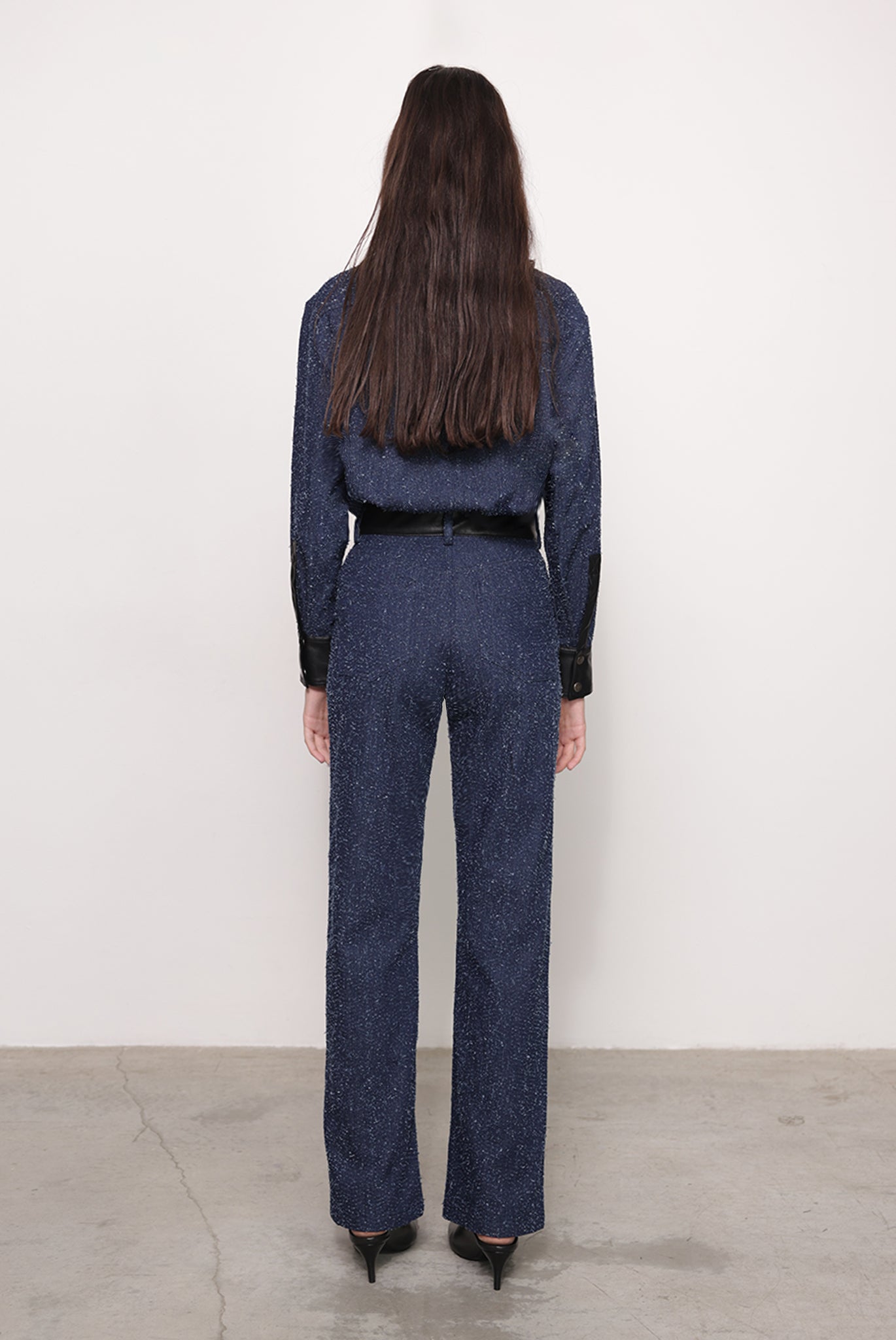 SABINA MUSAYEV - boucle_denim_dark_blue_fw_25_26