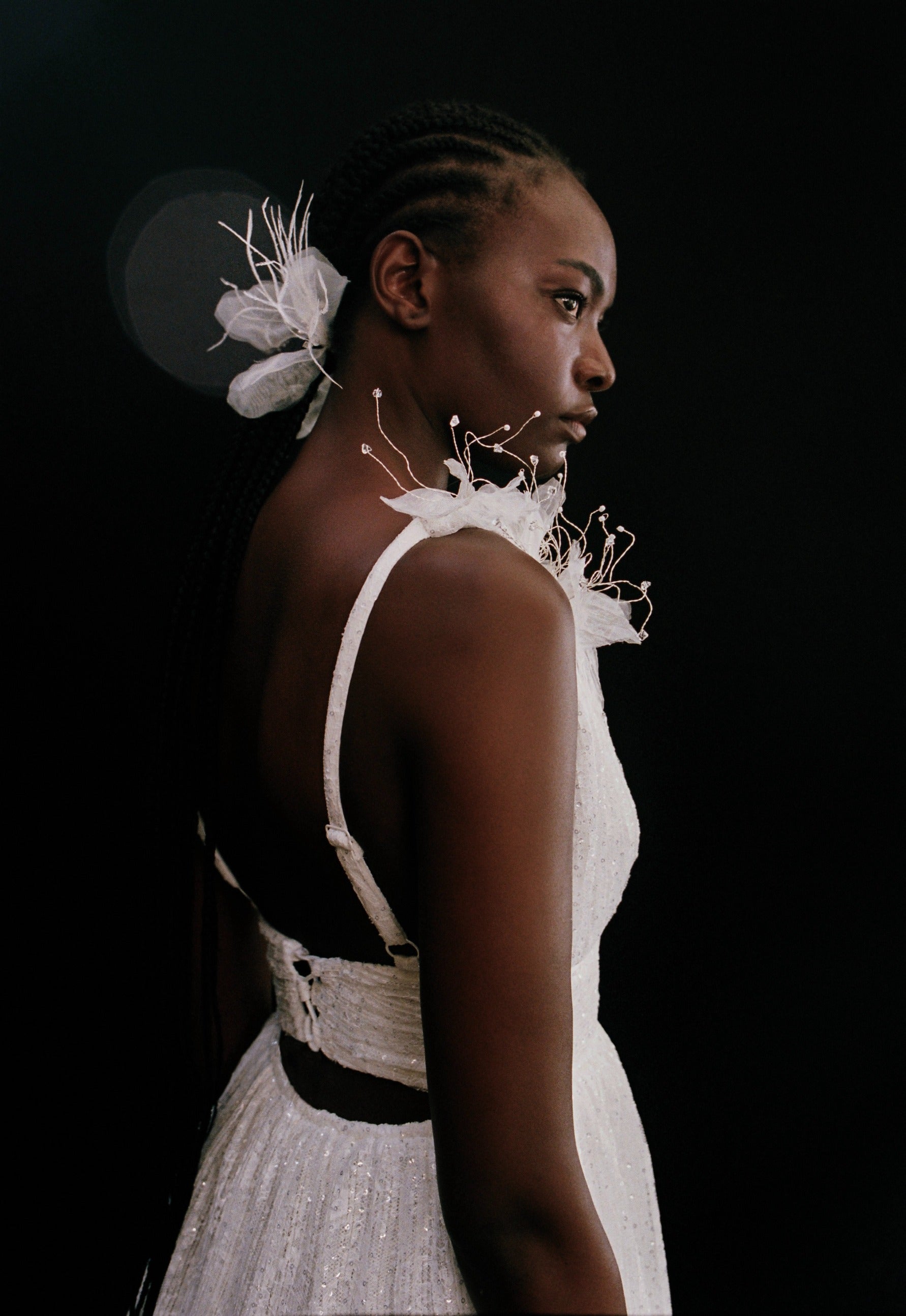 SABINA MUSAYEV - pleated_lace_w_sequin_off_white_bridal_ss_24