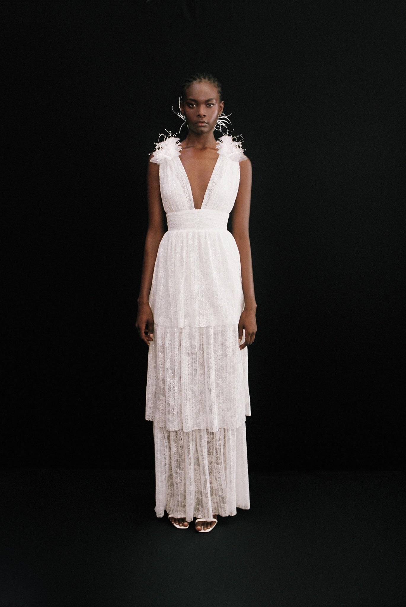 SABINA MUSAYEV - pleated_lace_w_sequin_off_white_bridal_ss_24