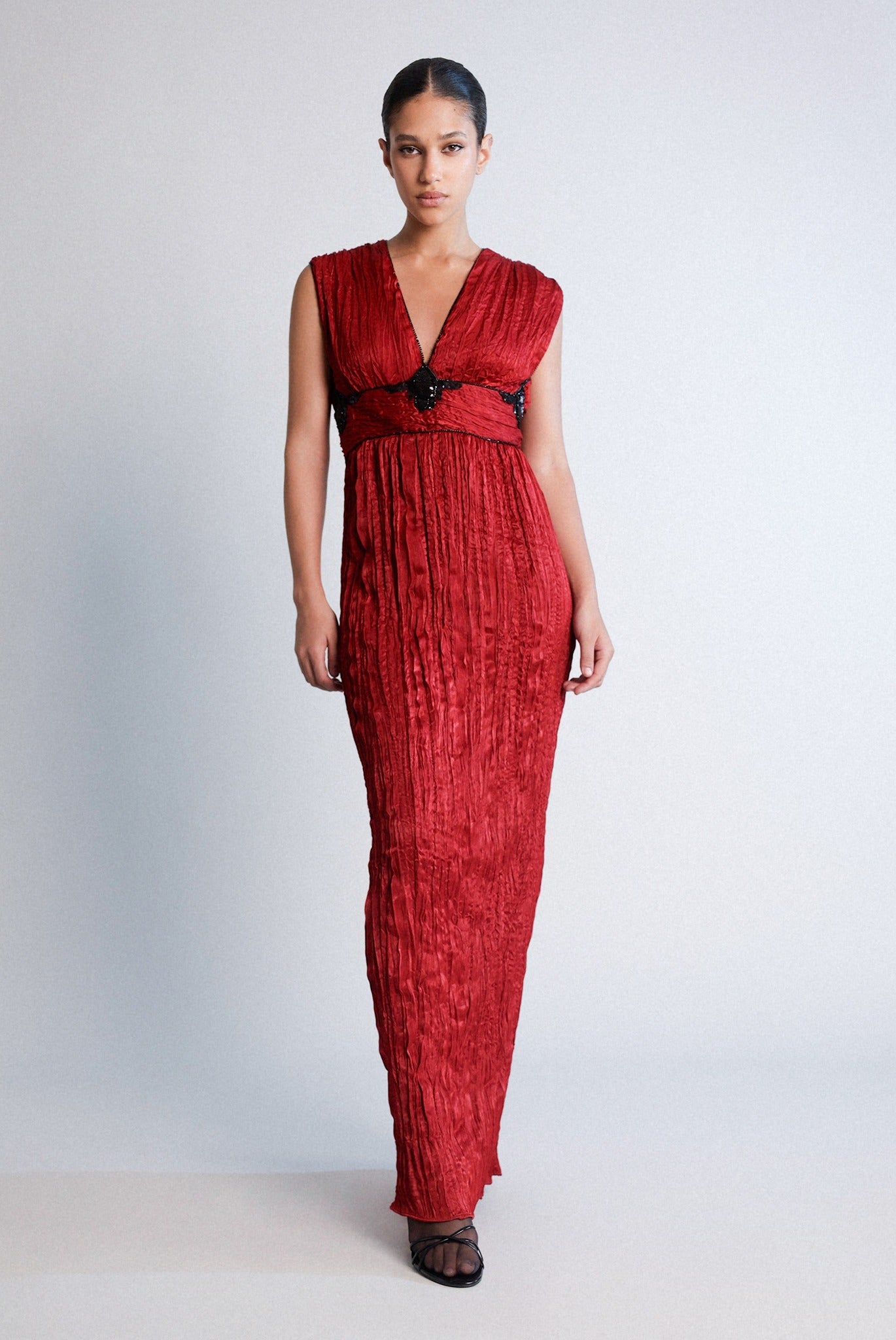 SABINA MUSAYEV - crinkled_satin_red_pre_spring_26