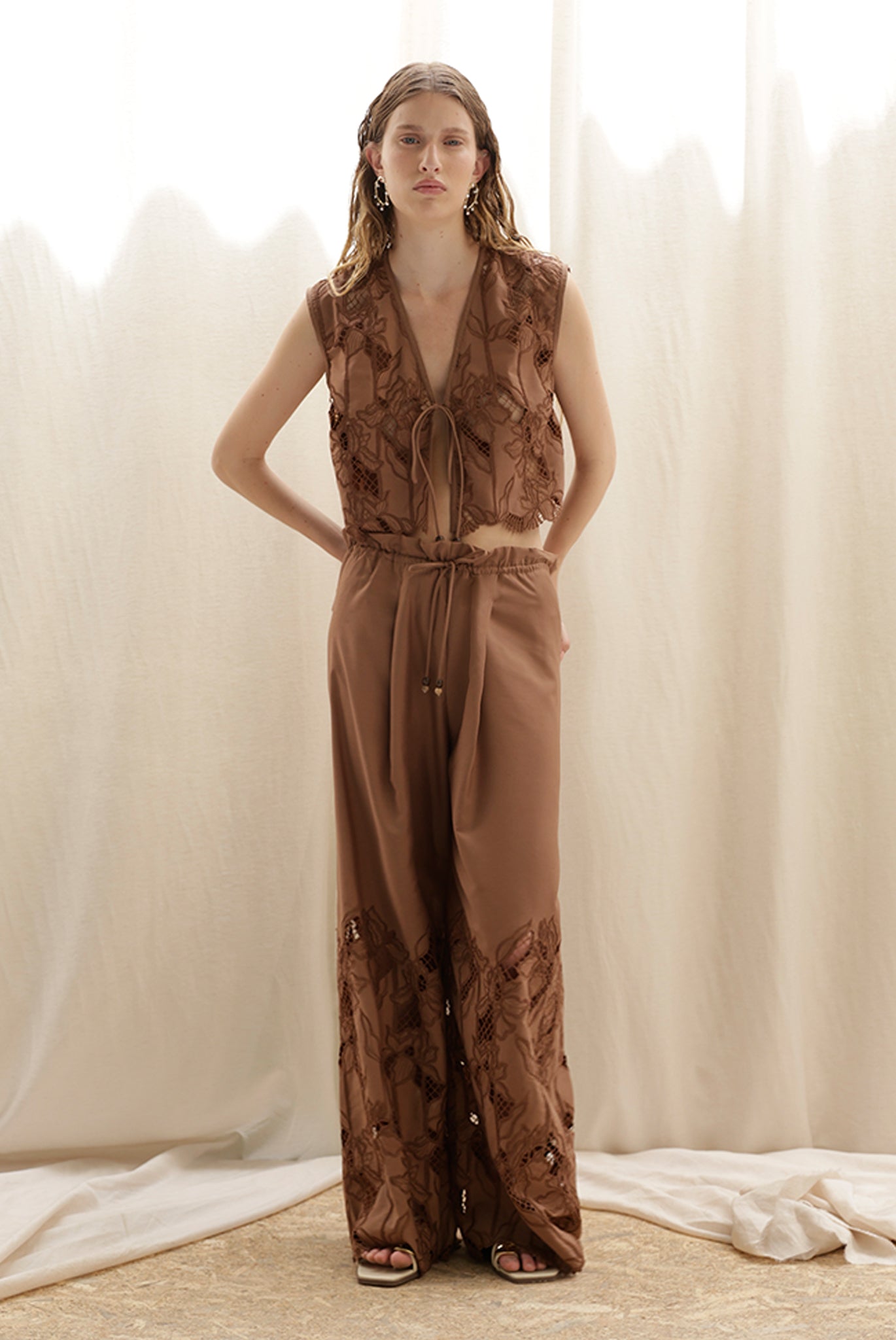 SABINA MUSAYEV - embroidered_poplin_mocha_pre_spring_26
