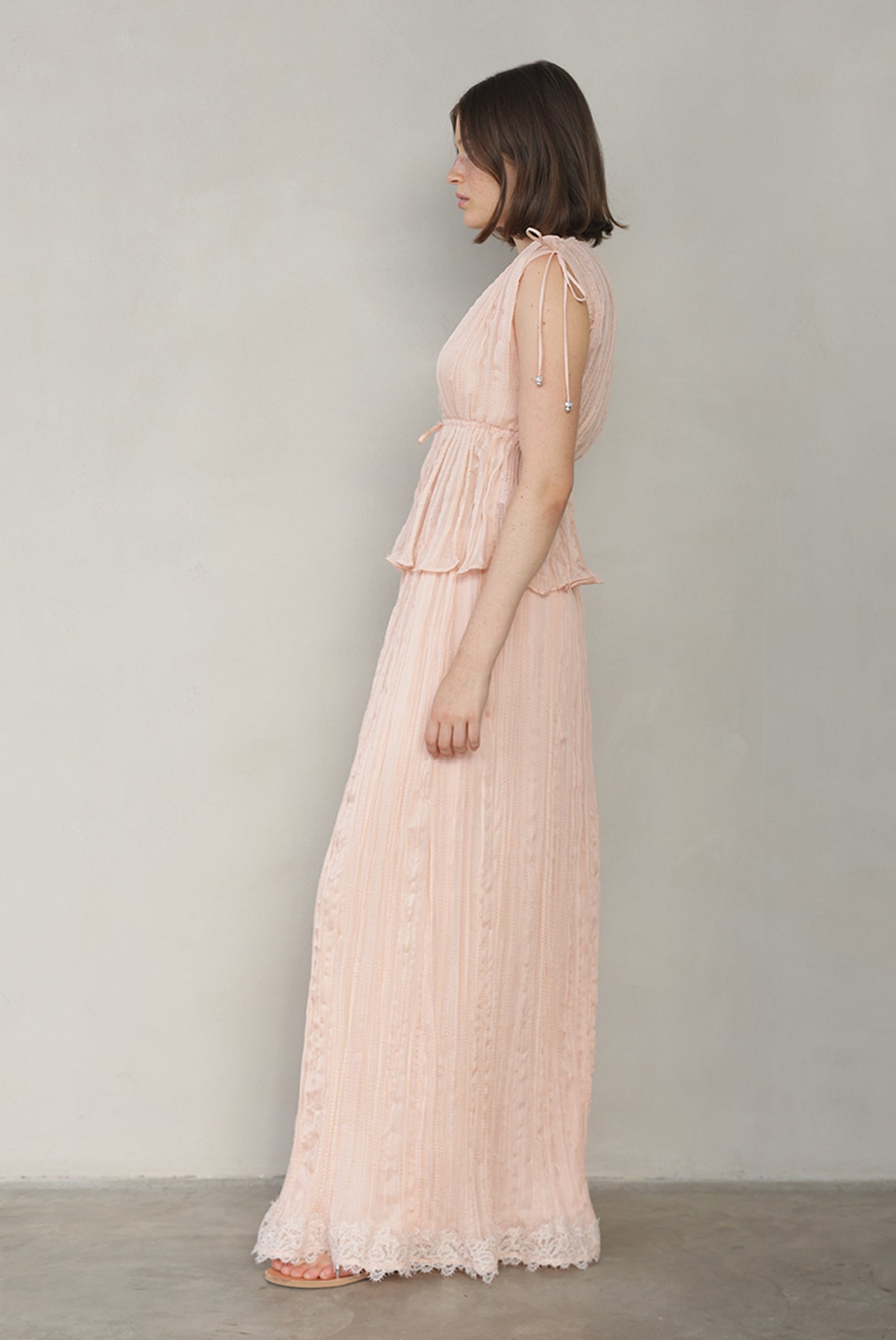SABINA MUSAYEV - pleated_chiffon_peach_summer_26