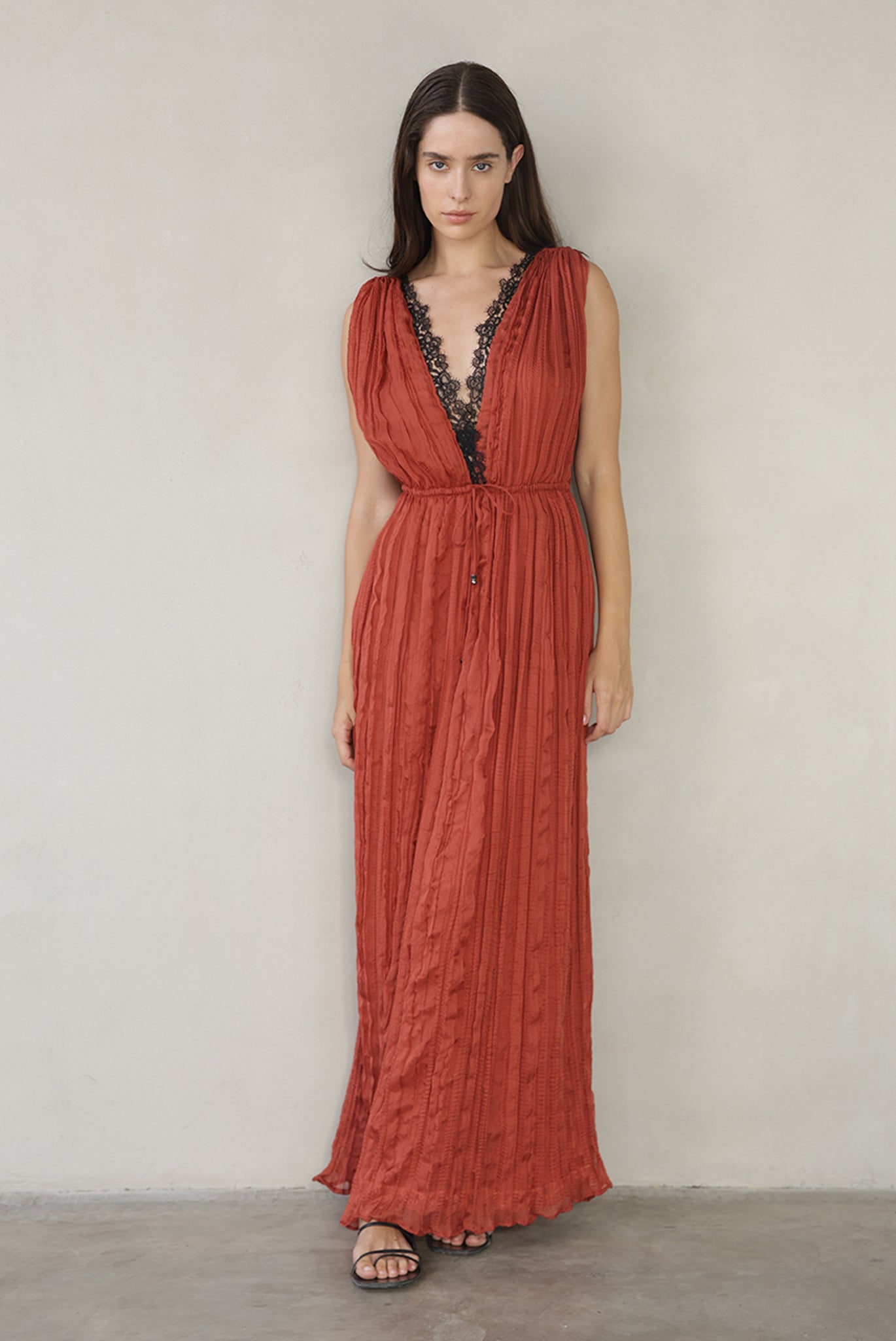 SABINA MUSAYEV - pleated_chiffon_paprika_summer_26