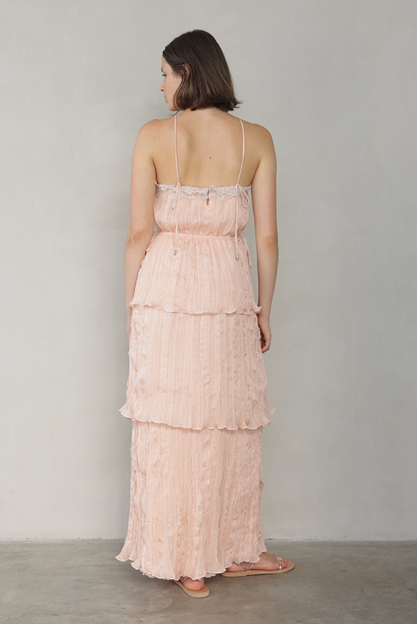 SABINA MUSAYEV - pleated_chiffon_peach_summer_26