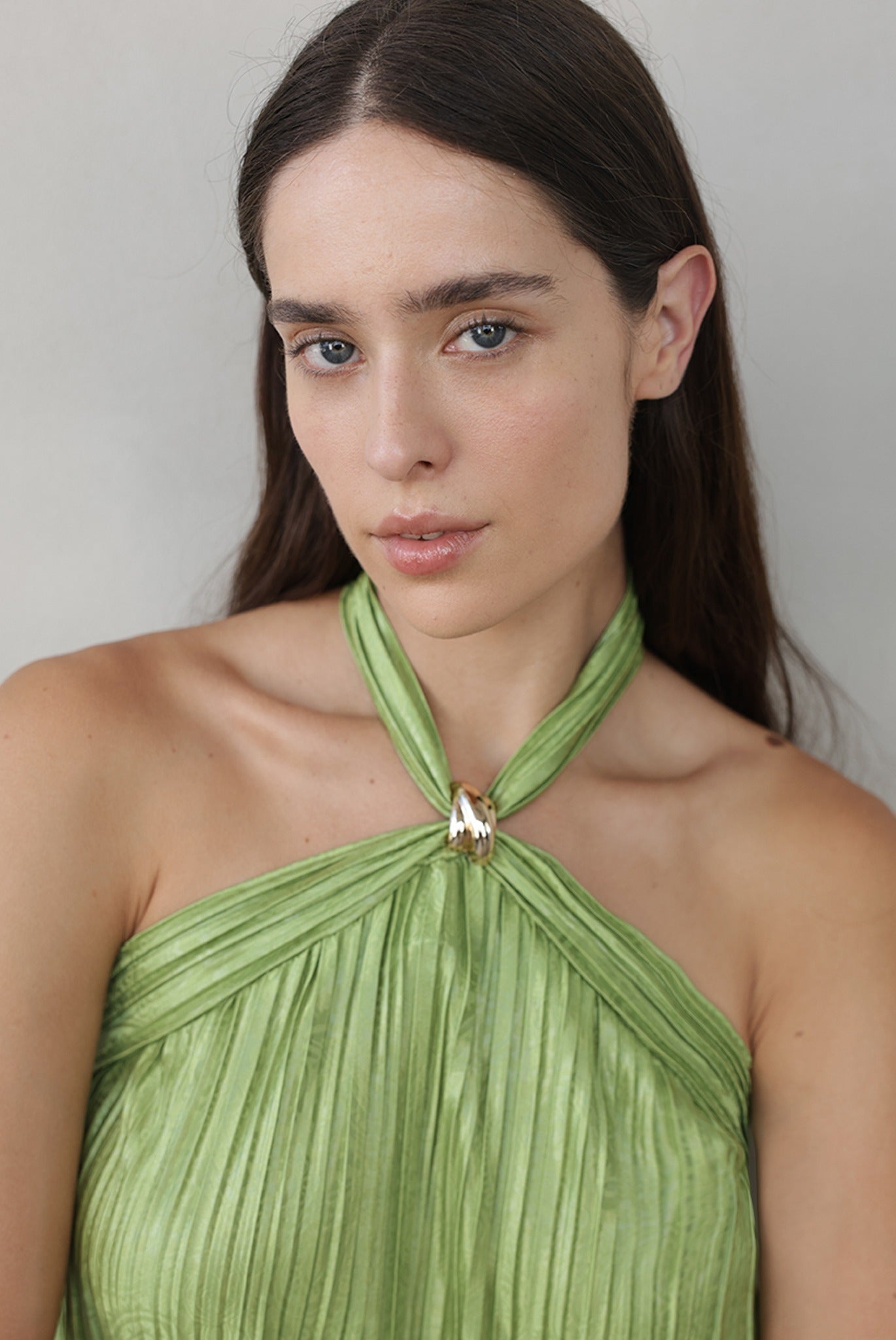 SABINA MUSAYEV - paisley_embossed_pleated_knit_tropical_green_summer_26