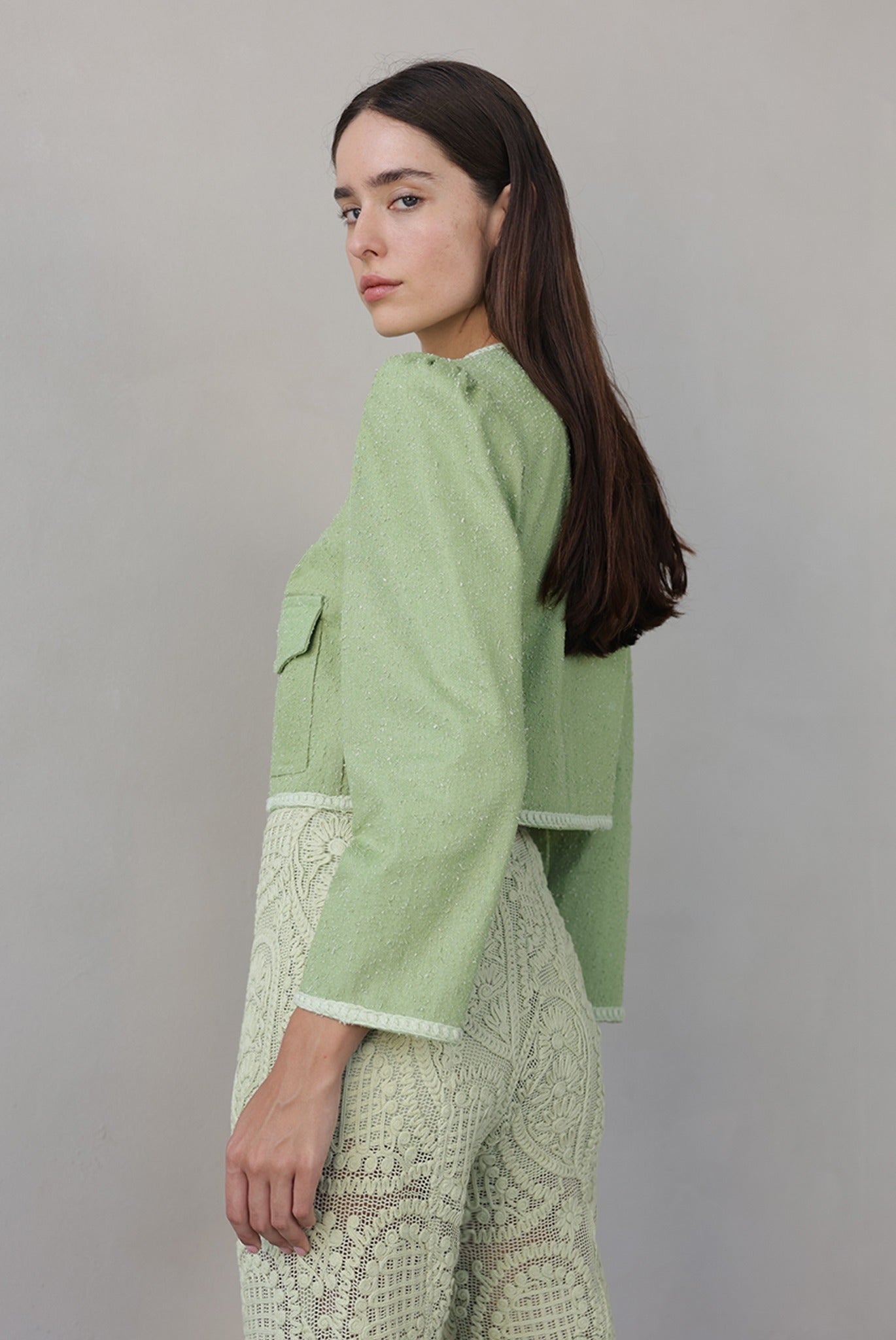 SABINA MUSAYEV - boucle_denim_matcha_summer_26