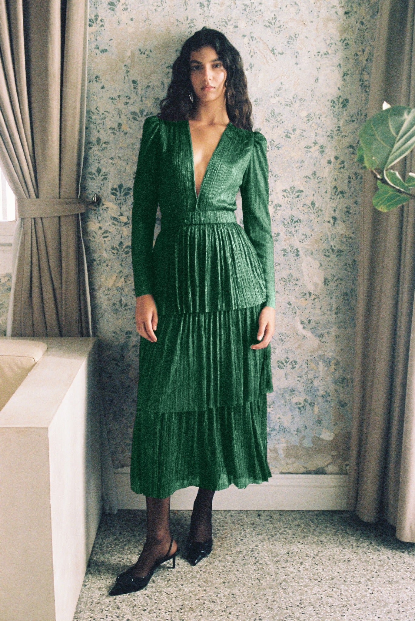 SABINA MUSAYEV - ray_lurex_fern_green_fw_25_26