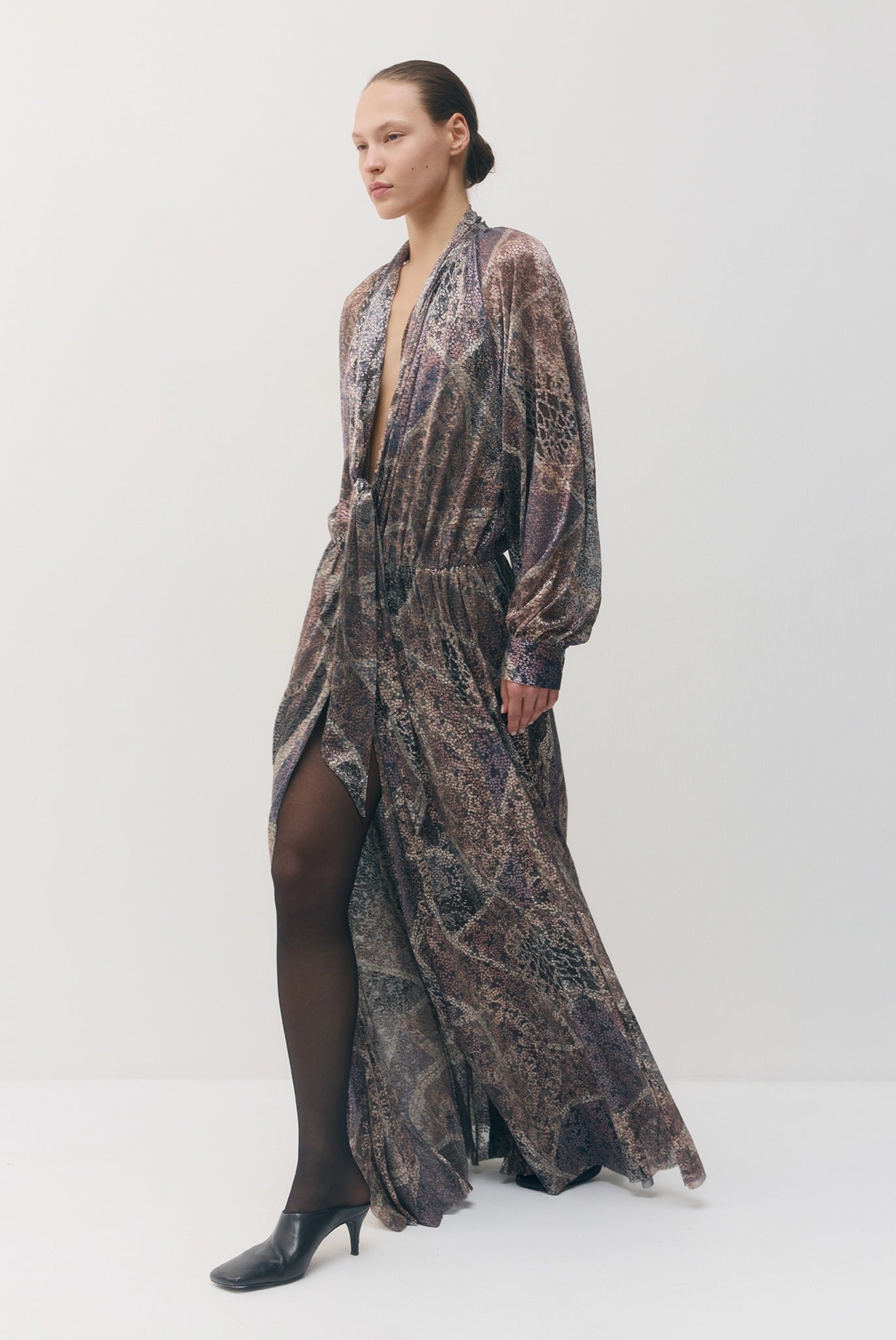 SABINA MUSAYEV - printed_ray_lurex_silver_purple_print_fw_26_27