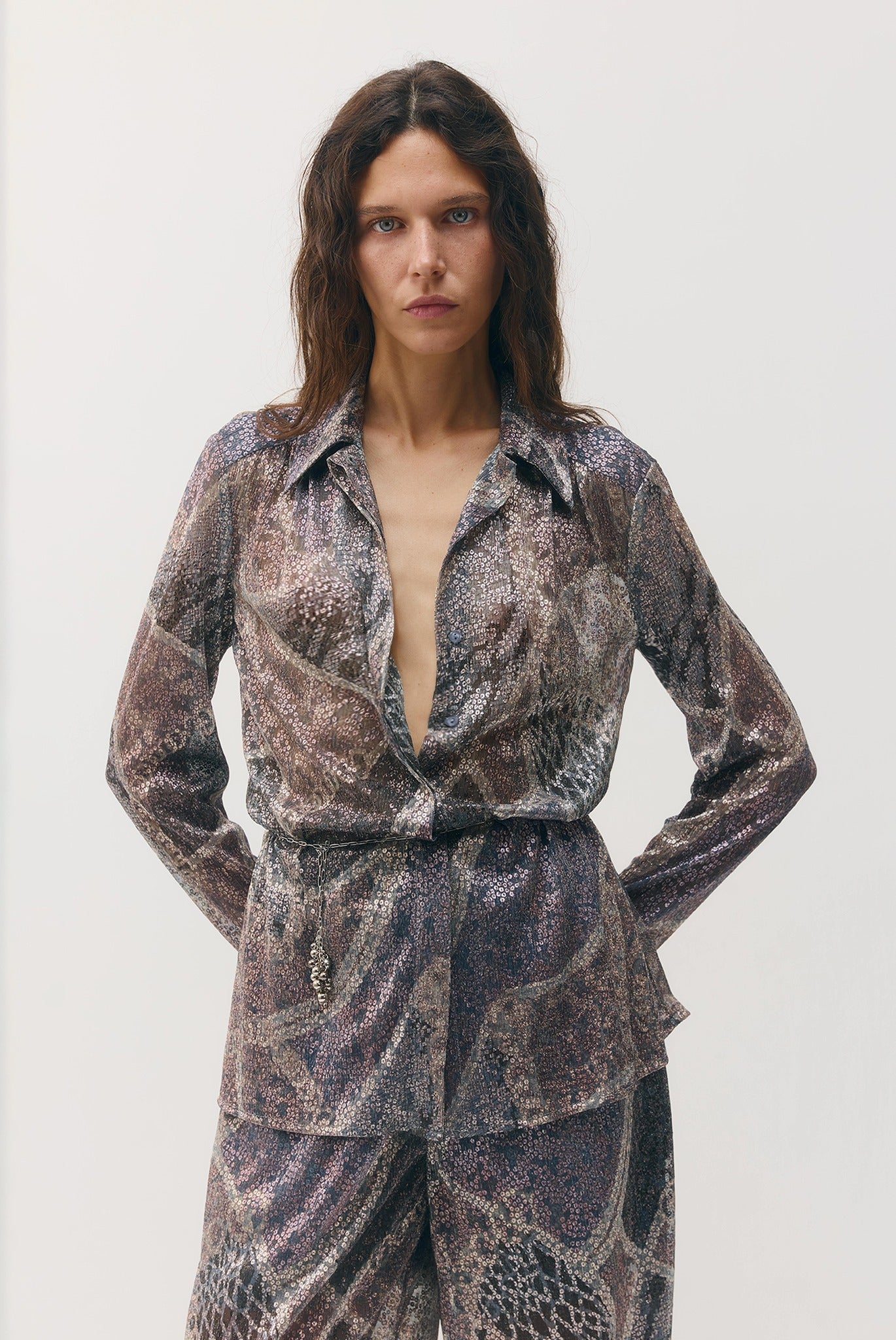 SABINA MUSAYEV - printed_ray_lurex_silver_purple_print_fw_26_27