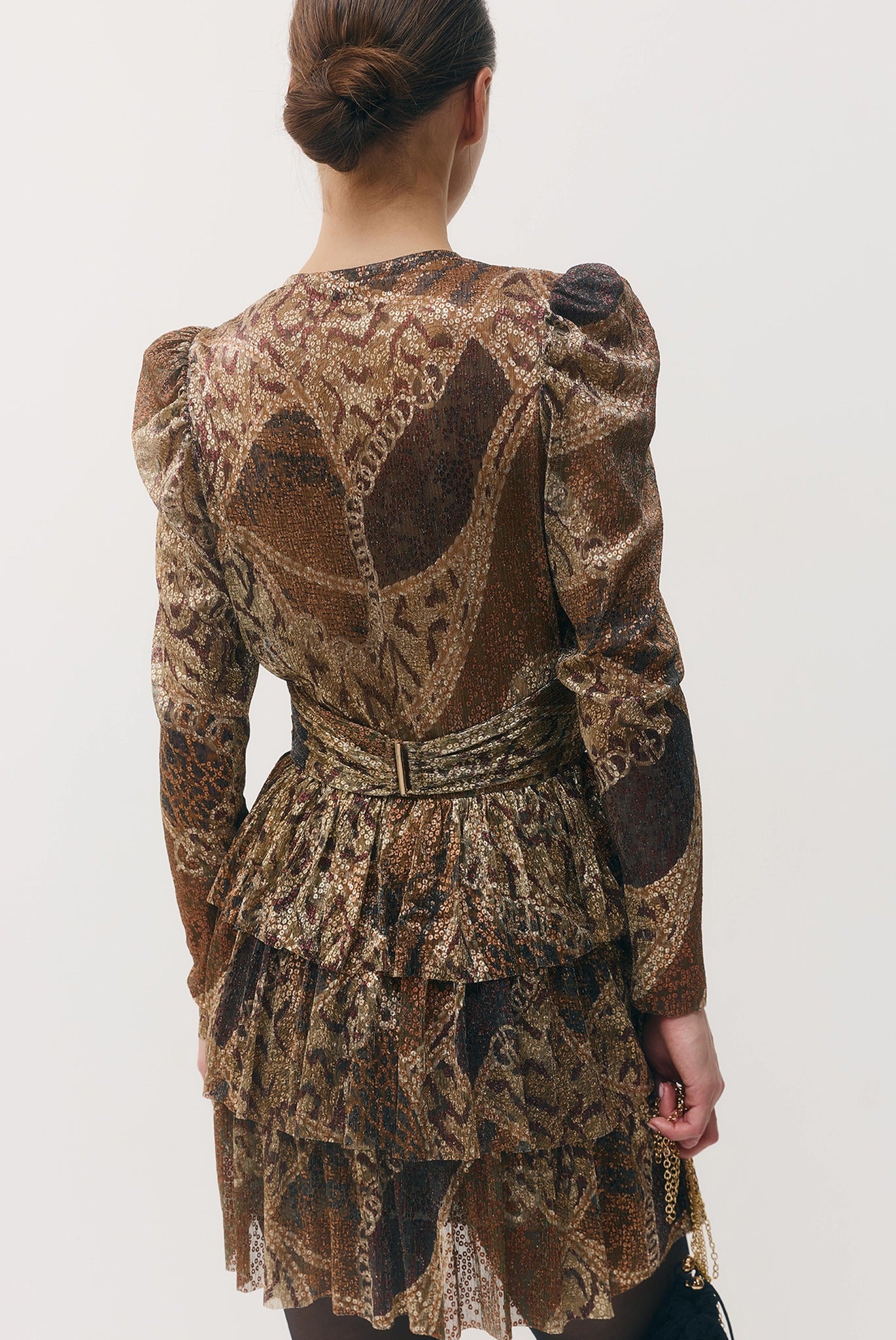 SABINA MUSAYEV - printed_ray_lurex_bronze_gold_print_fw_26_27