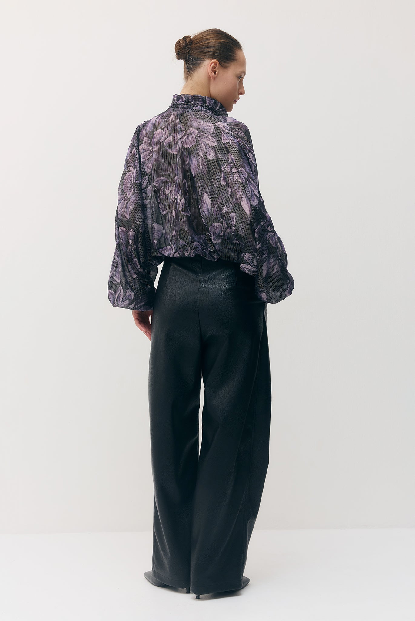 SABINA MUSAYEV - silk_blend_printed_chiffon_smokey_purple_fw_26_27