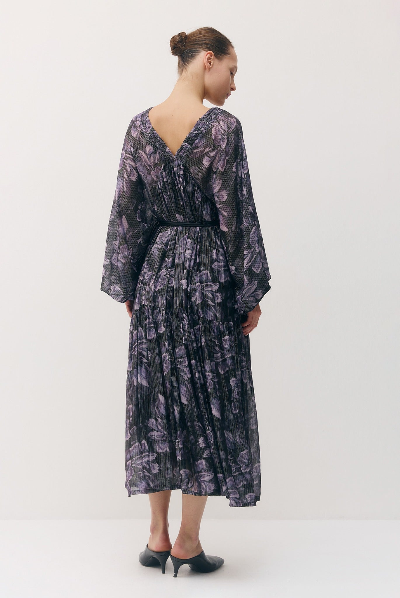 SABINA MUSAYEV - silk_blend_printed_chiffon_smokey_purple_fw_26_27