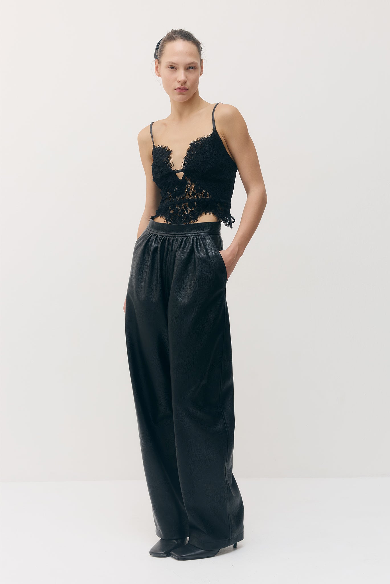 SABINA MUSAYEV - vegan_leather_w_lace_black_fw_26_27